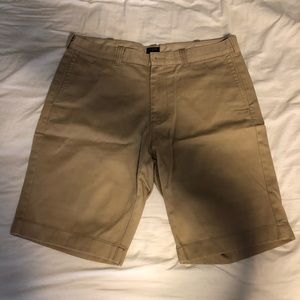 J Crew Rivington 34 waist Khaki Shorts